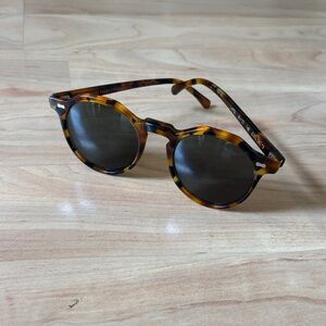 Bespoke Dudes Eyewear Tortoise Shell Round Sunglasses